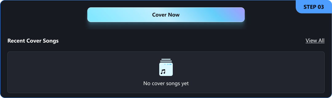 Smart Algorithm歌曲翻唱生成器步驟3：生成、預覽和下載您的Smart Algorithm音樂翻唱